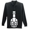 Long Sleeve Silk Touch Polo with Pocket Thumbnail