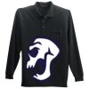 Long Sleeve Silk Touch Polo with Pocket Thumbnail