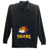 Long Sleeve Silk Touch Polo with Pocket Thumbnail