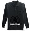 Long Sleeve Silk Touch Polo with Pocket Thumbnail