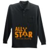 Long Sleeve Silk Touch Polo with Pocket Thumbnail